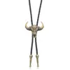 Collar de Cabeza de Toro Transfronterizo para Hombres y Mujeres, Cadena para Suéter de Aleación Retro de Moda, Collar Universal Casual Versátil Creativo