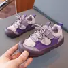 Novos Tênis Esportivos Infantis para Meninos e Meninas da Primavera de 2026, Tênis Modernos Color Block com Velcro, Fashion e Versáteis