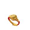 Anillo de Flor Pequeña para Mujer de Oro Arena de Vietnam Tienda de Oro con Brillo Mismo Anillo Mariposa Anillo Suelto Joyería de Latón Dorado Galvanizado