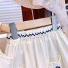 2413X Conjunto de Dos Piezas para Niñas 2026 Primavera y Verano Nuevo Estilo Étnico Bordado Top de Tirantes y Falda