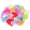 Color Mezclado Aleatorio Acrílico Transparente Caracola Corazón Estrella de Cinco Puntas Colgante DIY Pulsera Collar Llave Joyería Accesorios