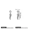 DIY Vacío Chapado en Oro Colgante Pequeño Calabaza Chile Adorno de Joyería Pendientes Pulsera Dijes Accesorios Colgante de Acero de Titanio