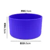 Copo de Água Capa Antiderrapante Capa Inferior de Borracha Copo de Vidro Isolamento Capa de Silicone Transfronteiriça 7,5cm9cm Capa de Copo de Silicone Universal