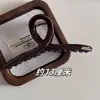 Pinza para el pelo coreana linda para mujer, tamaño grande, estilo de alta gama, adecuada para cabello grueso, pinza de tiburón, horquilla, pinza de lazo