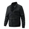 Chaqueta Fina para Hombre, Ropa Exterior de Moda y Sencilla, Nuevo Estilo Primavera y Otoño, Ropa Exterior Talla Grande, Chaqueta al por Mayor, Chaqueta de Manga Larga de Moda para Hombre