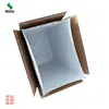 Caja de madera papel de aluminio aislante del calor aluminio platino aislante del calor bolsa cuadrada forro aislante del calor caja de cartón