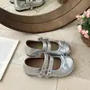 Zapatos planos Mary Jane estilo francés con tacón oculto, bailarinas primavera/otoño 2026 con lazo y suela suave de piel