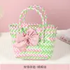 Bolsas de Palha Coloridas Populares, Lembrancinhas de Casamento, Brindes para Eventos Corporativos, Sacolas de Presente para Feriados, Cestas de Higiene Pessoal, Cestas Pequenas para Legumes