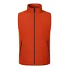 Chaleco de plumas, unisex, esquema de colores dopamina, ropa casual para exteriores, a prueba de viento e impermeable, cuello alto, nuevo estilo otoño/invierno, adecuado para uniformes de grupo
