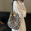 Bolso de Gran Capacidad Bolso de Hombro Único Bolso Sobaco Moda 2025 Primavera Nuevo Estilo Occidental Diseño Nicho Bolso Tote para Mujer