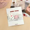 Novo Grampo de Cabelo Fofo de Desenho Animado de Coelho para Meninas, Doce Versátil Presilha Bico de Pato para Cabelos Soltos e Franja, Acessório de Cabelo Lateral