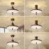 Luz de Ventilador de Techo de Lujo Bauhaus Cielo Estrellado Luz de Ventilador de Techo Habitación de Comedor Romántica y Acogedora Dormitorio Principal Barra de Bar Luz de Ventilador Todo en Uno