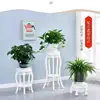 Nuevo estante de flores de múltiples capas para plantas verdes, nuevo estante de almacenamiento de pie estilo chino antiguo para sala de estar, balcón, interior