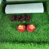 Supermercado alfombrilla antideslizante para frutas tienda de frutas y verduras estante blando césped artificial de plástico falso ropa de cama verde artificial engrosada