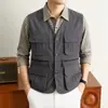 26 chaleco de otoño e invierno para hombre, con forro polar, engrosado, a prueba de viento y cálido, para deportes al aire libre y ocio