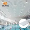 Proveedor de Techos de Aluminio para Proyecto de Piscina Grande Techo de Tiras de Aluminio
