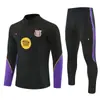 2627 uniformes de treino do Real Madrid para crianças e adultos, conjunto de uniforme de treino do Inter de Milão para outono e inverno, uniforme de treino do Lyon, uniforme de manga comprida do Real Madrid para crianças