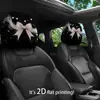 Funda para reposacabezas de coche con patrón de texto, funda para almohada de coche, funda de asiento a prueba de polvo, se puede personalizar con tu propio diseño como funda para reposacabezas y cuello