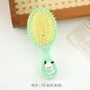 Peine de cojín de aire para niños con mango de caricatura, peine con airbag de masaje color macarrón, peine pequeño portátil lindo, regalo pequeño