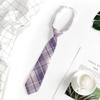 Corbata jk para mujer, estilo universitario, uniforme de estilo japonés, camisa a cuadros, corbata pequeña, uniforme escolar para estudiantes masculinos, estilo pareja perezosa