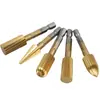 Set Premium de 5 Piezas de Lima Rotatoria para Carpintería de Acero Rápido con Vástago Hexagonal, Cabezal de Rectificado Eléctrico con Vástago de 6.3mm, Limas de Forma Especial