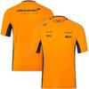 Novo macacão de corrida de F1 para motocicleta, roupa de pilotagem respirável, de secagem rápida, com gola redonda, camiseta de manga curta, camisa de trabalho off-road