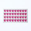 36 Pedrería Acrílica Plana de 12 mm en Forma de Corazón para Decoración de Álbumes de Fotos DIY para Niños