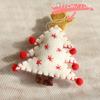 Adornos navideños transfronterizos: pequeños colgantes de fieltro de lana, accesorios para decorar el árbol de Navidad, venta al por mayor transfronteriza.