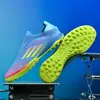 Zapatos de Fútbol para Niños Cruzados del Mundo para Niños, Adolescentes, Estudiantes, Niñas, Tachones Tf, Clavos Largos Ag, Zapatos Deportivos de Entrenamiento para Competición