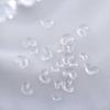 Joias para Nail Art Coração Transparente Decoração Estéreo de Coração de Pêssego Pequenos Acessórios Acessórios de Unha Material DIY Artesanal de Resina Pacote