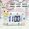 Pez de Madera Kapibalakatong Reloj Despertador Creativo DIY Aprendizaje Especial Reloj Digital de Alto Color Mini Reloj Electrónico