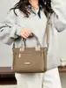 Bolso de Hombro de Tela Oxford para Mujer, Bolso de Mano Versátil Impermeable de Nylon, Bolso Cruzado Estilo Mamá, Bolso de Lona Elegante y Sencillo para el Trabajo