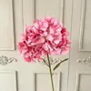 Flor artificial individual de alta calidad con bordado para bodas, flor de hortensia artificial de seda de alta gama, flor artificial de comercio exterior al por mayor