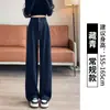 Pantalones de pierna ancha cruzados de terciopelo de algodón europeo de doble botonadura, pantalones de traje de pana para primavera, otoño, invierno, pantalones casuales de chenilla con forro polar