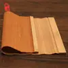 Tapete de Bambu Natural para Chá Acessórios para Cerimônia do Chá Porta-copos Tapete de Bambu para Chá Conjunto de Chá Estilo Japonês Porta-copos com Isolamento Térmico Bandeira de Chá