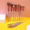 Conjunto de 13 pincéis de maquiagem recomendados por maquiadores ferramentas para pó solto sombra para os olhos pincel para iniciantes deve ser macio e fácil de aplicar pó