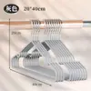 Percha de Plástico Recubierto Antideslizante para Ropa Secado sin Marcas Tipo Engrosado Percha para Ropa Percha para Ropa Percha para Pantalones Tienda Departamental Venta al por Mayor