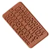 Serie de moldes de chocolate molde de botón insecto amor animal letras en inglés números molde de amor