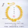 Pulsera de Lazo con Perlas Elásticas Brillantes de Doble Capa Color Oro Arena Mismo Estilo de la Joyería de Oro Jinyan Joyería de Mano Dulce para Regalo Princesa Fugitiva