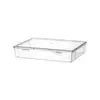 Caja de Almacenamiento de Efectivo para Billetes, Monedas Conmemorativas y Cambio Pequeño; Caja de Plástico para Caja Registradora