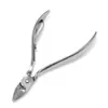 Alicate de Cutícula de Aço Inoxidável Ferramenta de Beleza Portátil para Remover Peles Mortas e Cuidado com as Unhas, Cortador de Unhas Afiado