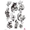 Adesivos de tatuagem de braço de flor Yuanhua Amy fabricantes de adesivos de tatuagem spot atacado à prova d'água meio braço tatuagem fornecimento transfronteiriço