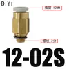 Conector Neumático Recto de Empuje con Rosca KQ2H 04 06 08 10 12-M5/01/02/03/04S