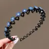 Faixa de Cabeça Preta Masculina para Lavar o Rosto, Faixa de Cabelo para Esportes, Presilha de Cabelo Invisível para Cabelo com Volume, Faixa de Cabelo para Fixar Cabelo, Presilha de Cabelo que Não Aperta