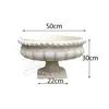 Vaso de Flores Grande Estilo Europeu Romano Coluna Jardim Adereços Vintage Pátio Jardim Villa Entrada Piso Suporte Vaso de Flores Grande