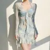 Traje de Baño de Dos Piezas para Mujer, Nuevo Modelo 2025, Conjunto de Cuatro Piezas para Aguas Termales, Cubre Traje de Manga Larga, Bikini de Playa con Protección Solar