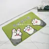 Alfombras de Piso Alfombra Impresa de Microfibra Simple Transfronteriza 2025 Habitación Infantil Alfombrillas Antideslizantes Felpudos de Baño Venta al por Mayor