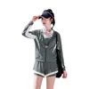 Conjunto de traje de baño deportivo de tres piezas para mujer Kaixinyuan, Protector solar, Secado rápido, Adelgazante, Adecuado para surfear, Vacaciones y natación