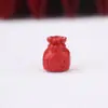Cinnabar de Alto Teor Pingente de Segurança Palavra Fu Contas Acessórios DIY Estilo Étnico Joias Pulseira Colar Chaveiro Atacado