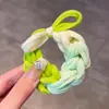 Anillo Grueso Trenzado para el Cabello para Niños Lindo Color Dopamina Caucho Tendón Diadema Cola de Caballo Bola para el Cabello Accesorios para el Cabello